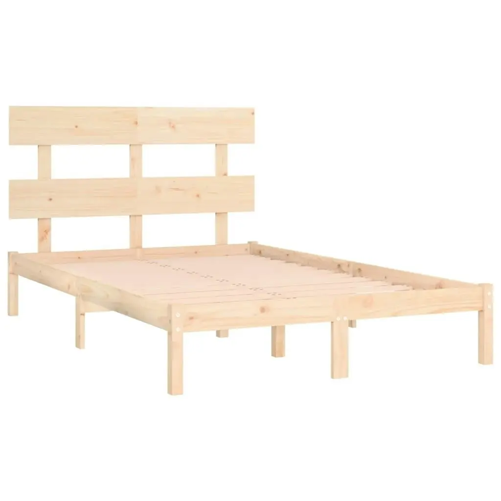 Bed Frame Solid Wood 183x203 cm King Size 3104688