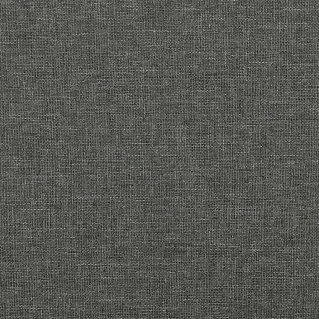 Bed Frame Dark Grey 153x203 cm Queen Size Fabric 347108