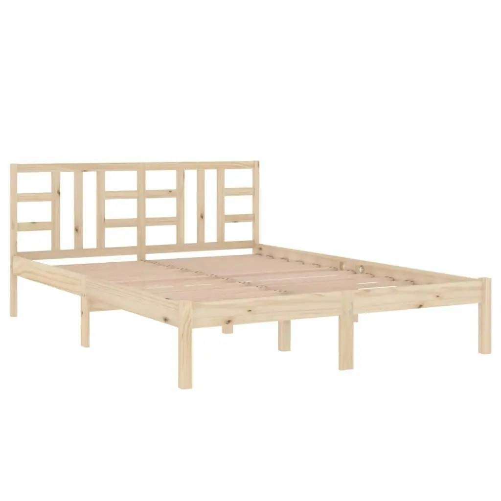 Bed Frame Solid Wood 183x203 cm King Size 3105420