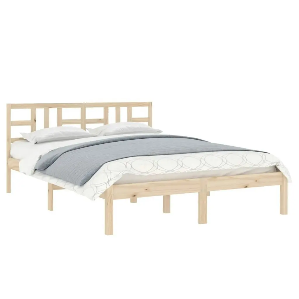 Bed Frame Solid Wood 183x203 cm King Size 3105420