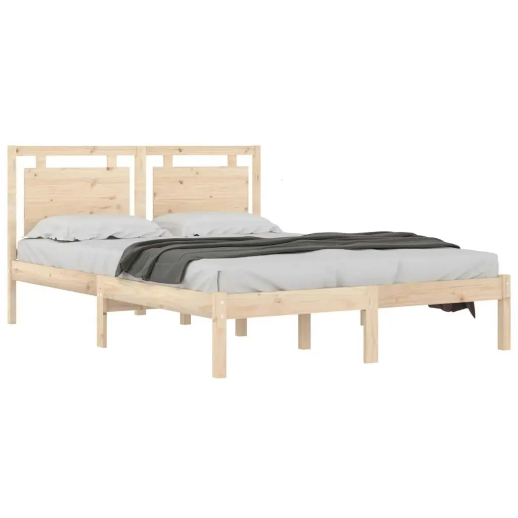 Bed Frame Solid Wood 183x203 cm King Size 3105550