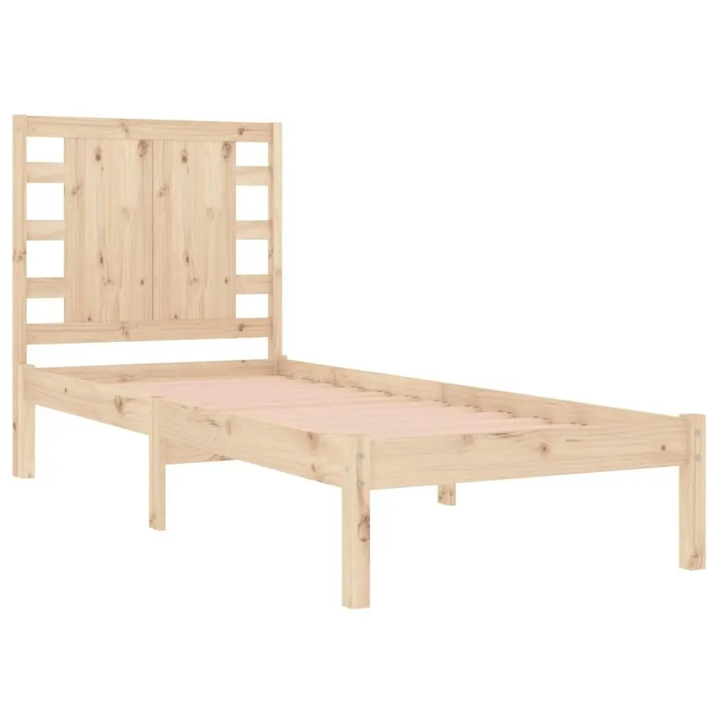 Bed Frame without Mattress 90x190 cm Solid Wood 3104183