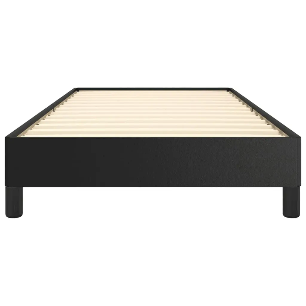 Bed Frame without Mattress Black King Single Faux Leather 355755