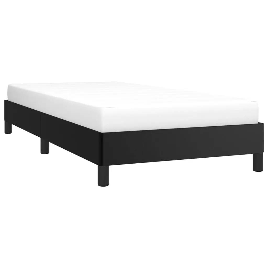 Bed Frame without Mattress Black King Single Faux Leather 355755