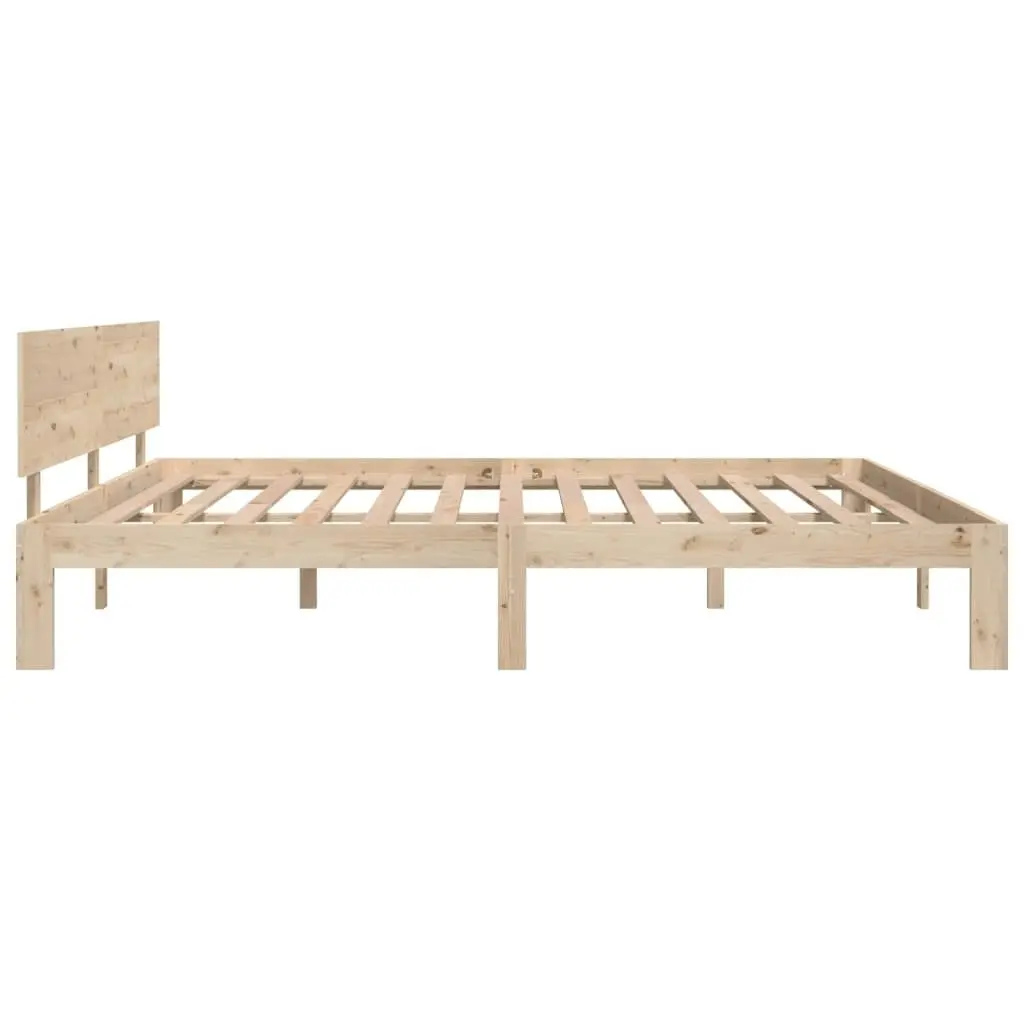 Bed Frame Solid Wood 183x203 cm King Size 810510