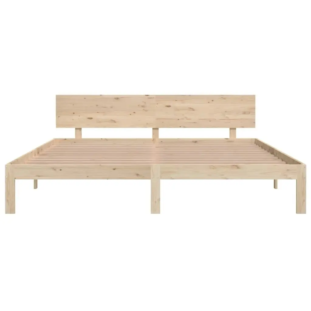 Bed Frame Solid Wood 183x203 cm King Size 810510