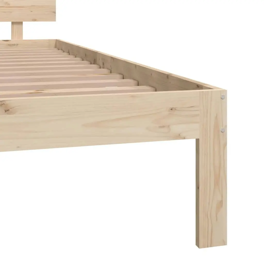 Bed Frame Solid Wood 183x203 cm King Size 810510