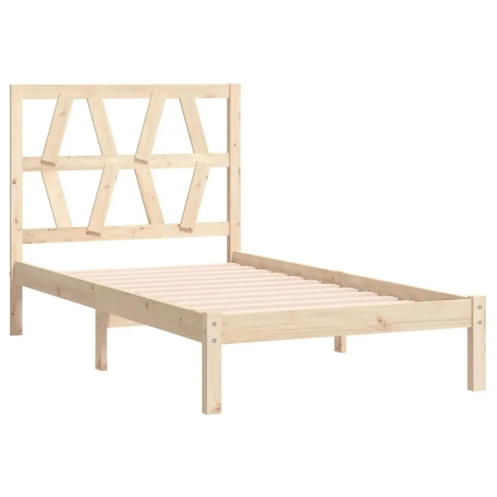 Bed Frame without Mattress Solid Wood 90x190 cm 3103963