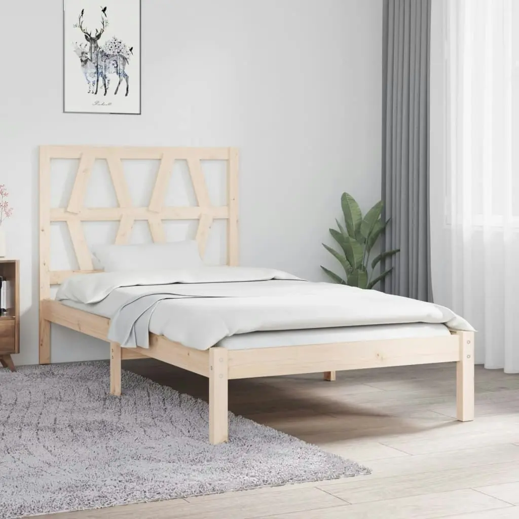 Bed Frame without Mattress Solid Wood 90x190 cm 3103963