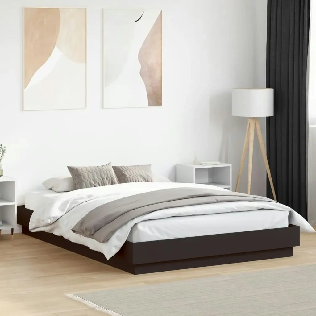 Bed Frame without Mattress Black 150x200 cm 3209850