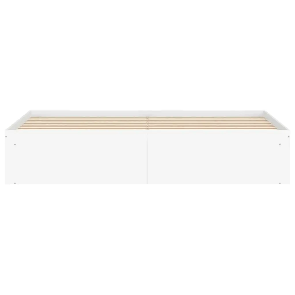 Bed Frame White 183x203 cm King Size 3203880