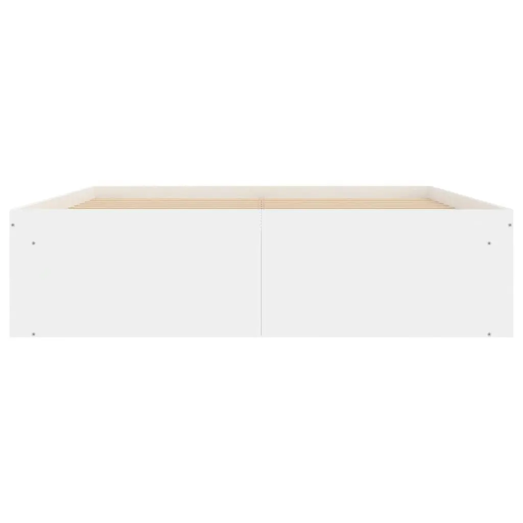 Bed Frame White 137x187 cm Single Size 3203908