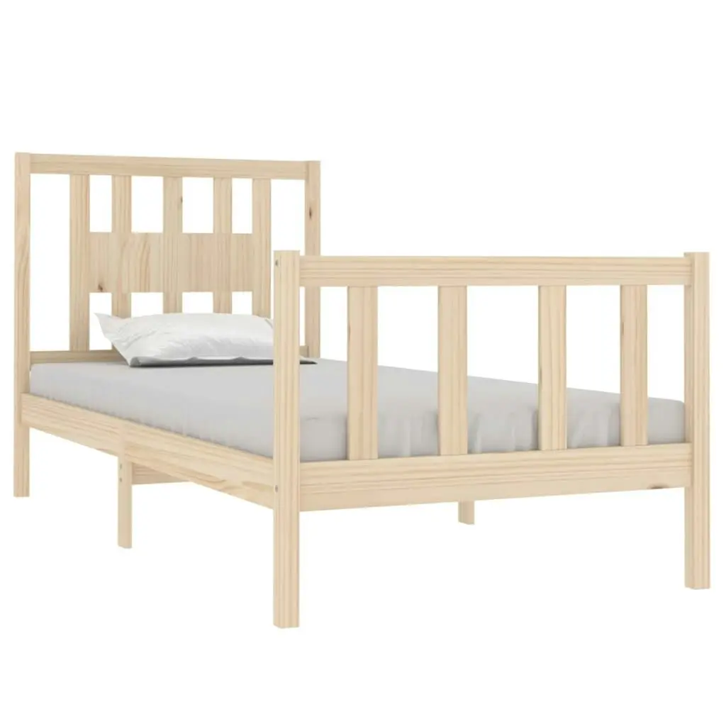 Bed Frame without Mattress Solid Wood 90x190 cm 3104093