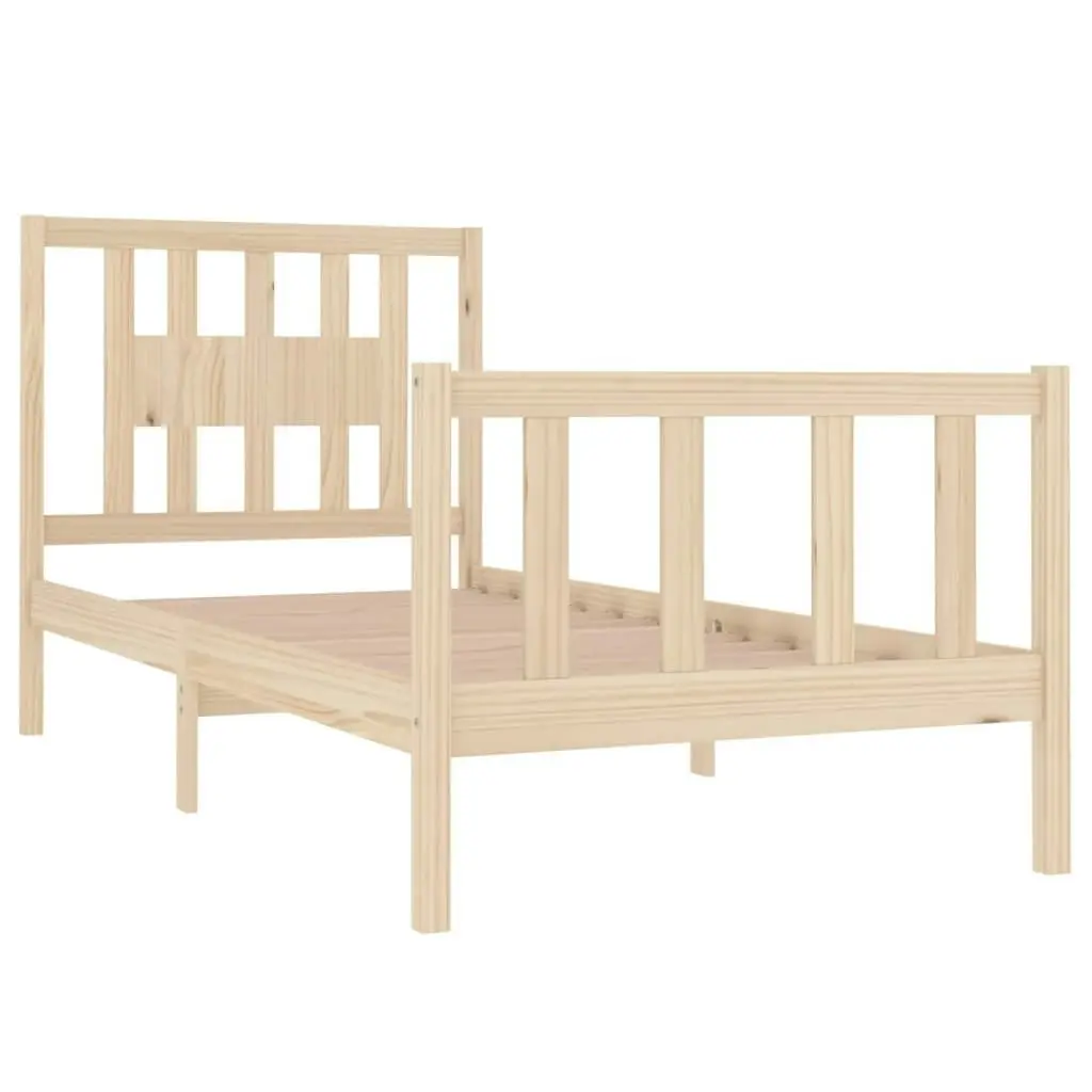 Bed Frame without Mattress Solid Wood 90x190 cm 3104093