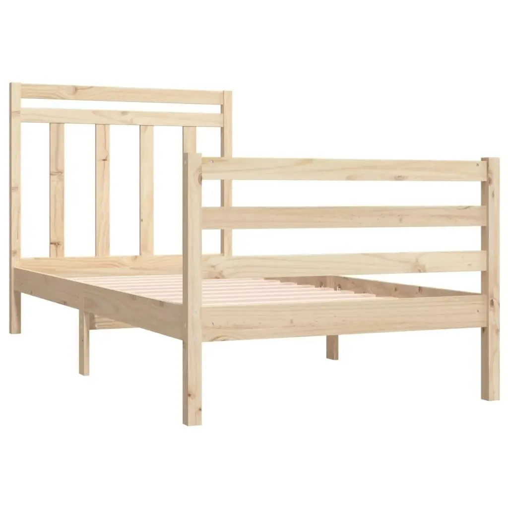 Bed Frame Solid Wood 92x187 cm Single Size 3105280