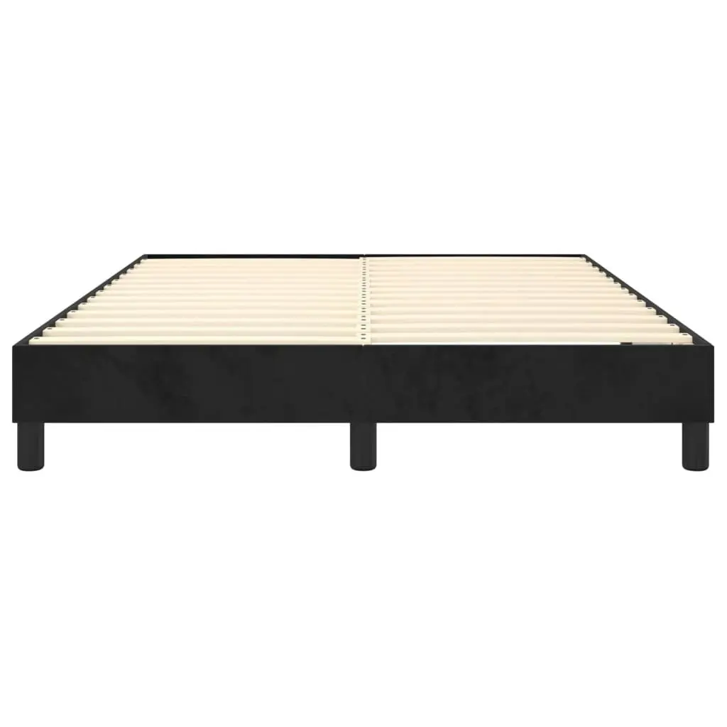 Bed Frame without Mattress Black Queen Velvet 3120807