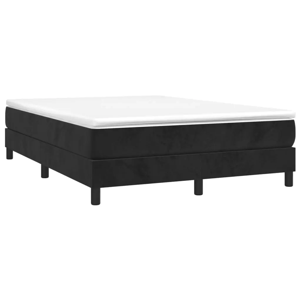 Bed Frame without Mattress Black Queen Velvet 3120807