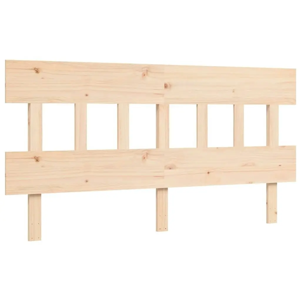 Bed Frame without Mattress 150x200 cm Solid Wood Pine 3193601