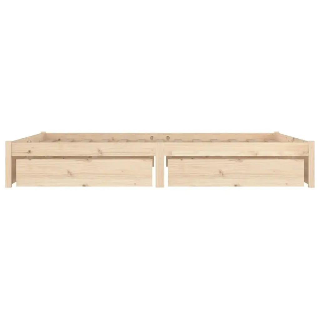 Bed Frame with Drawers 183x203 cm King Size 3103528