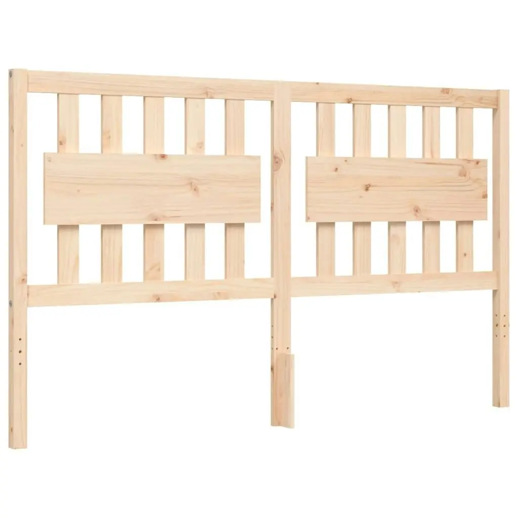 Bed Frame without Mattress 150x200 cm Solid Wood Pine 3192431