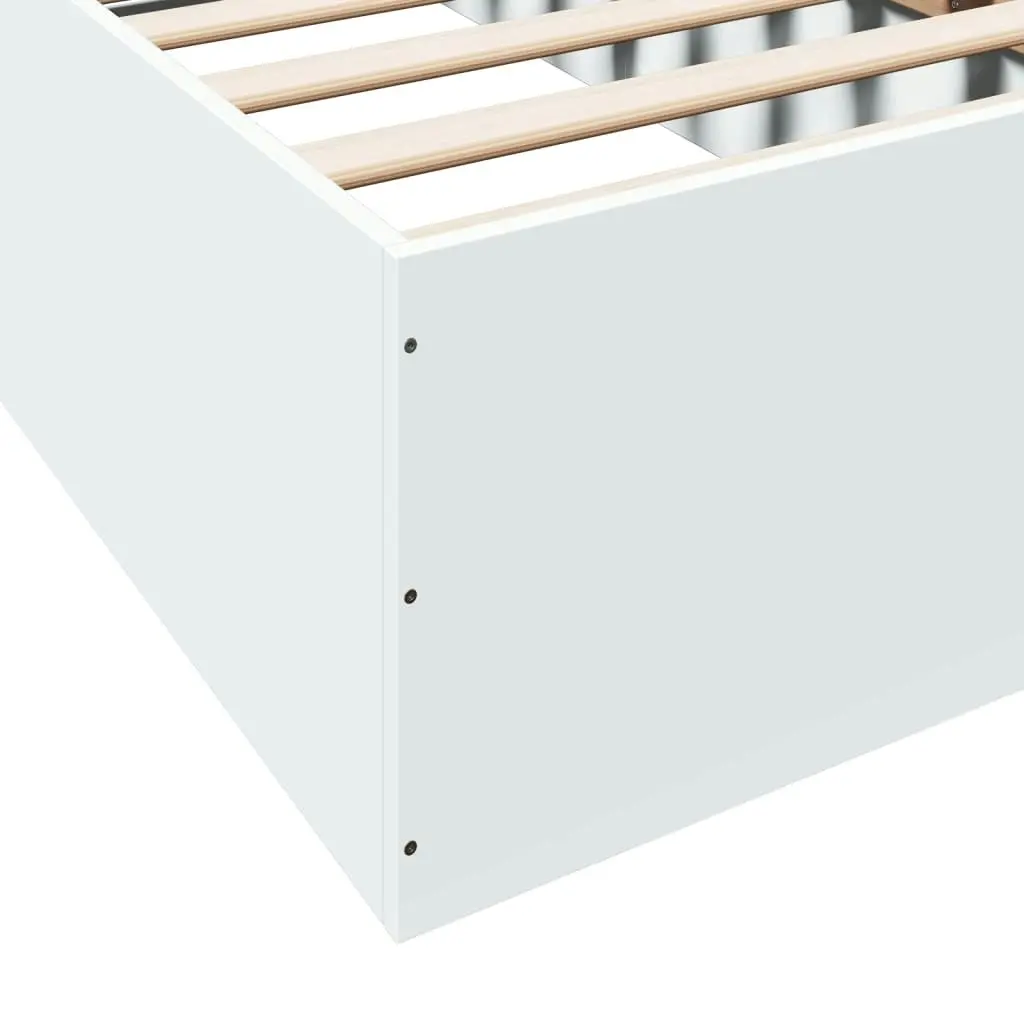 Bed Frame White 90x190 cm Engineered Wood 3281063