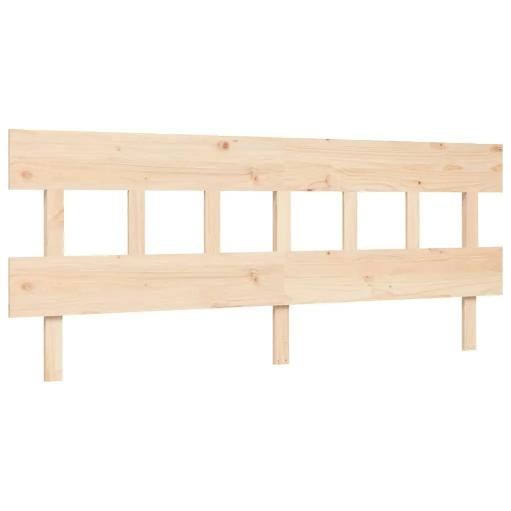 Bed Frame without Mattress 183x203 cm King Solid Wood Pine 3193611