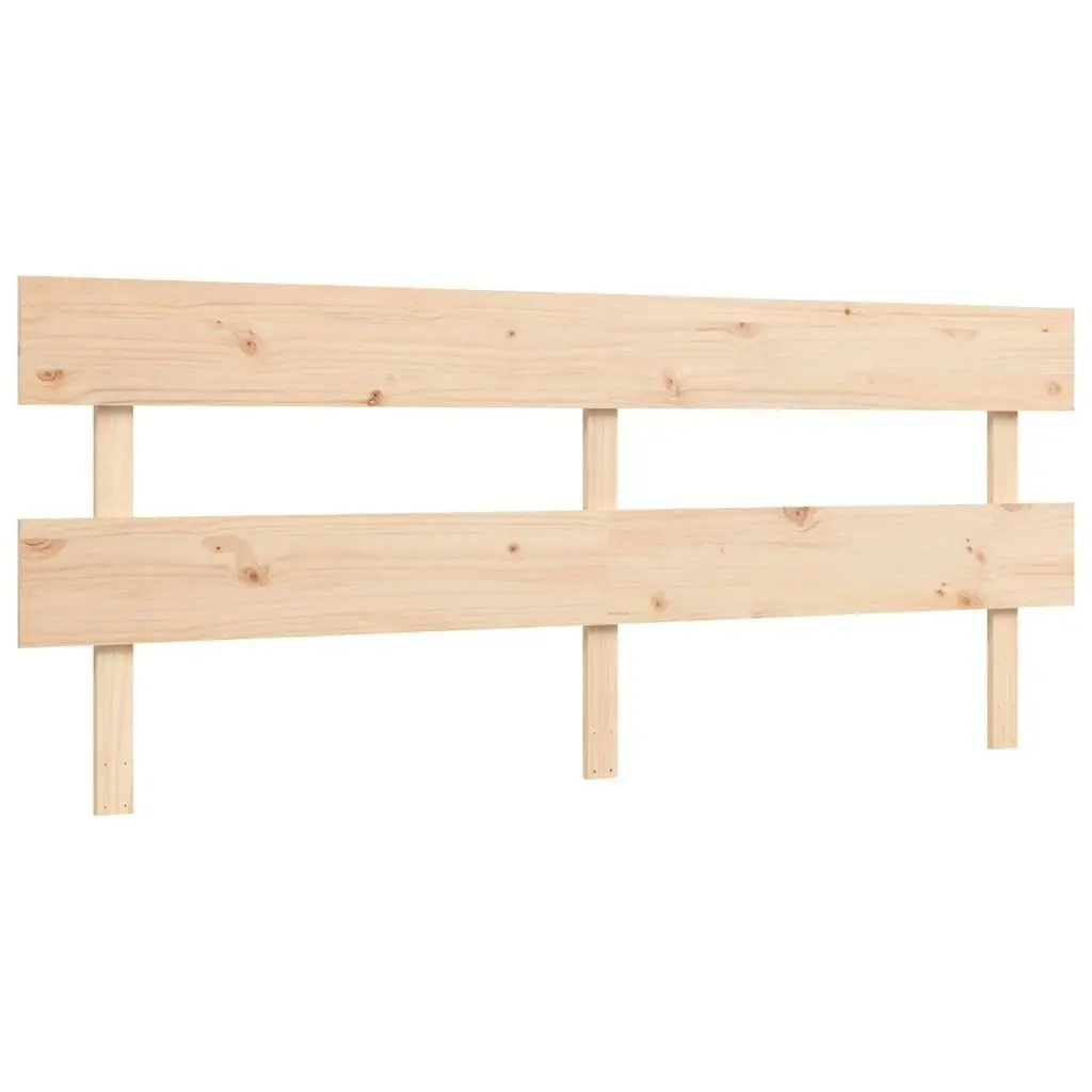 Bed Frame without Mattress 183x203 cm King Solid Wood Pine 3193546