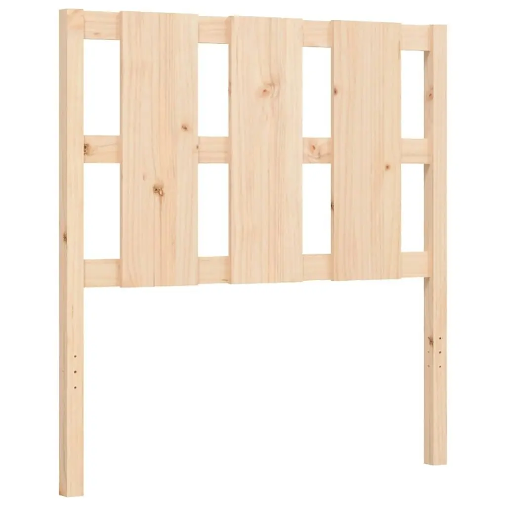 Bed Frame without Mattress 90x190 cm Solid Wood Pine 3192196