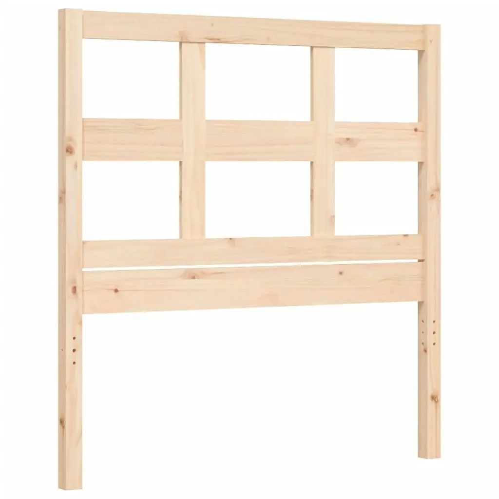 Bed Frame without Mattress 90x190 cm Solid Wood Pine 3192976