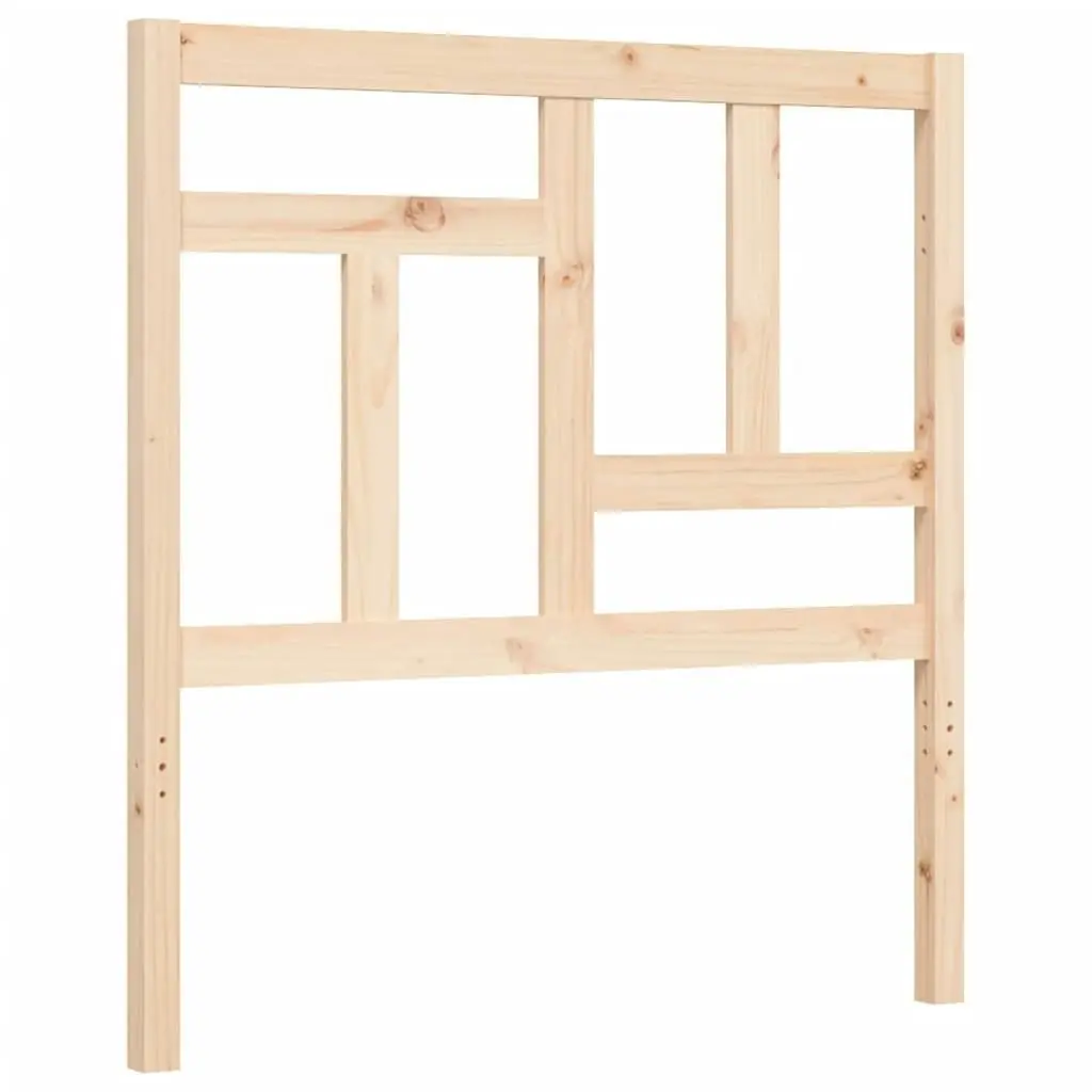 Bed Frame without Mattress 90x190 cm Solid Wood Pine 3193106