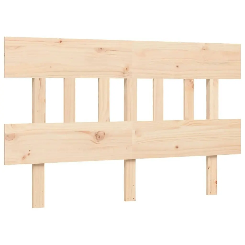 Bed Frame without Mattress 135x190 cm Solid Wood 3195131