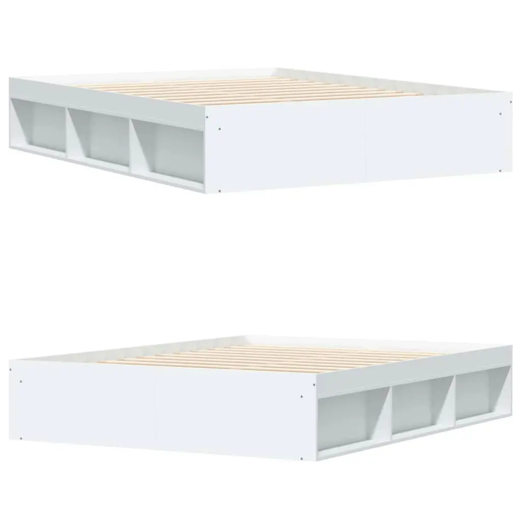 Bed Frame White 150x200 cm 3203866