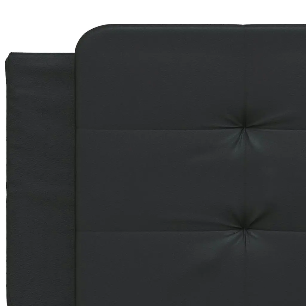 Bed Frame without Mattress Black 152x203 cm Queen Faux Leather 3208221