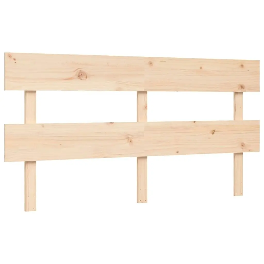 Bed Frame without Mattress 150x200 cm Solid Wood Pine 3193276