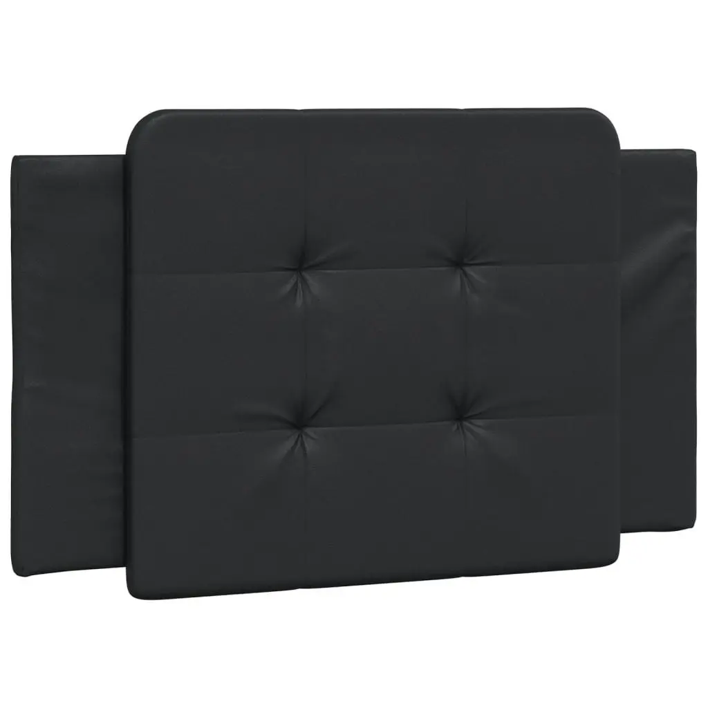 Bed Frame with Headboard Black 90x190 cm Faux Leather 3208149