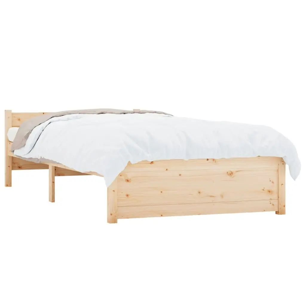 Bed Frame without Mattress Solid Wood 90x190 cm 815009