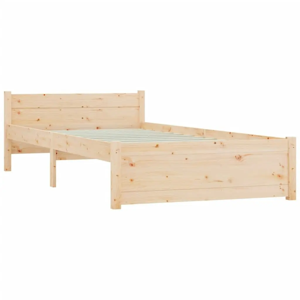 Bed Frame without Mattress Solid Wood 90x190 cm 815009