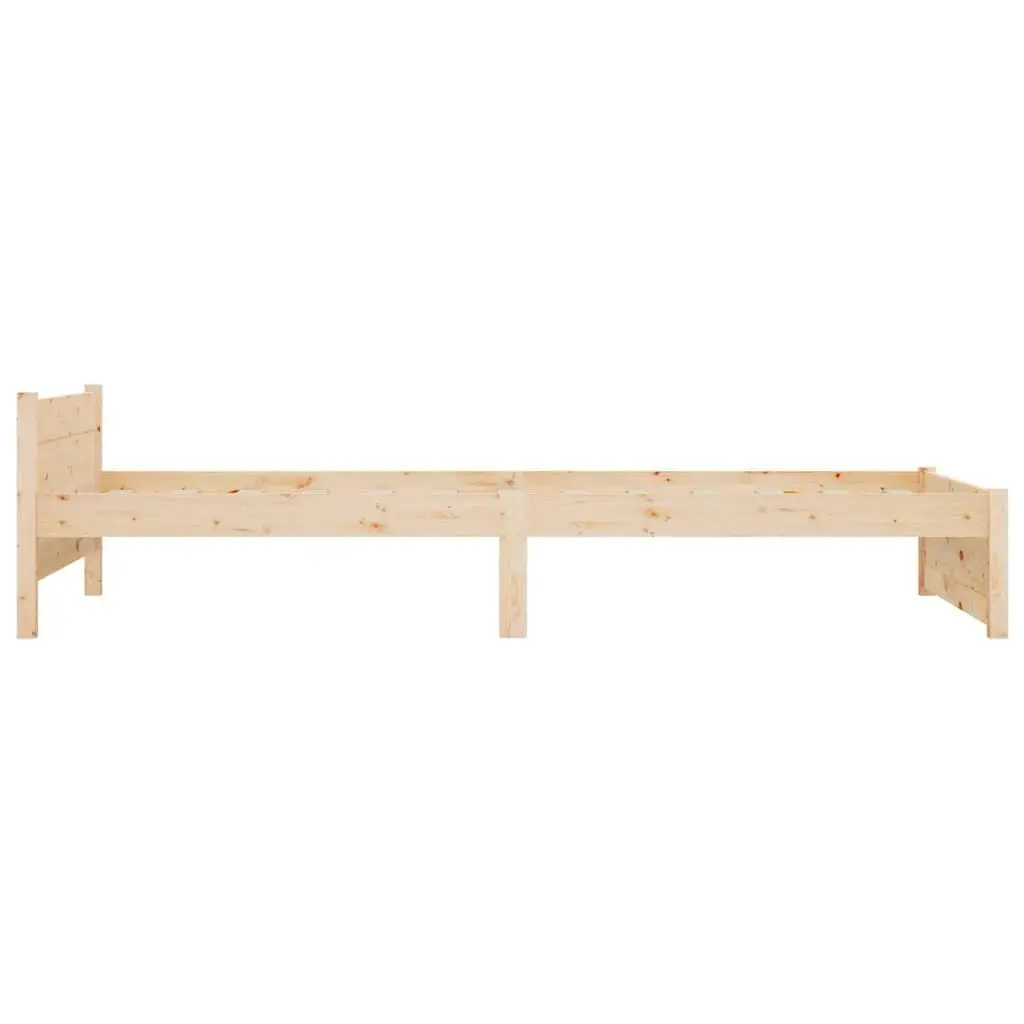 Bed Frame without Mattress Solid Wood 90x190 cm 815009