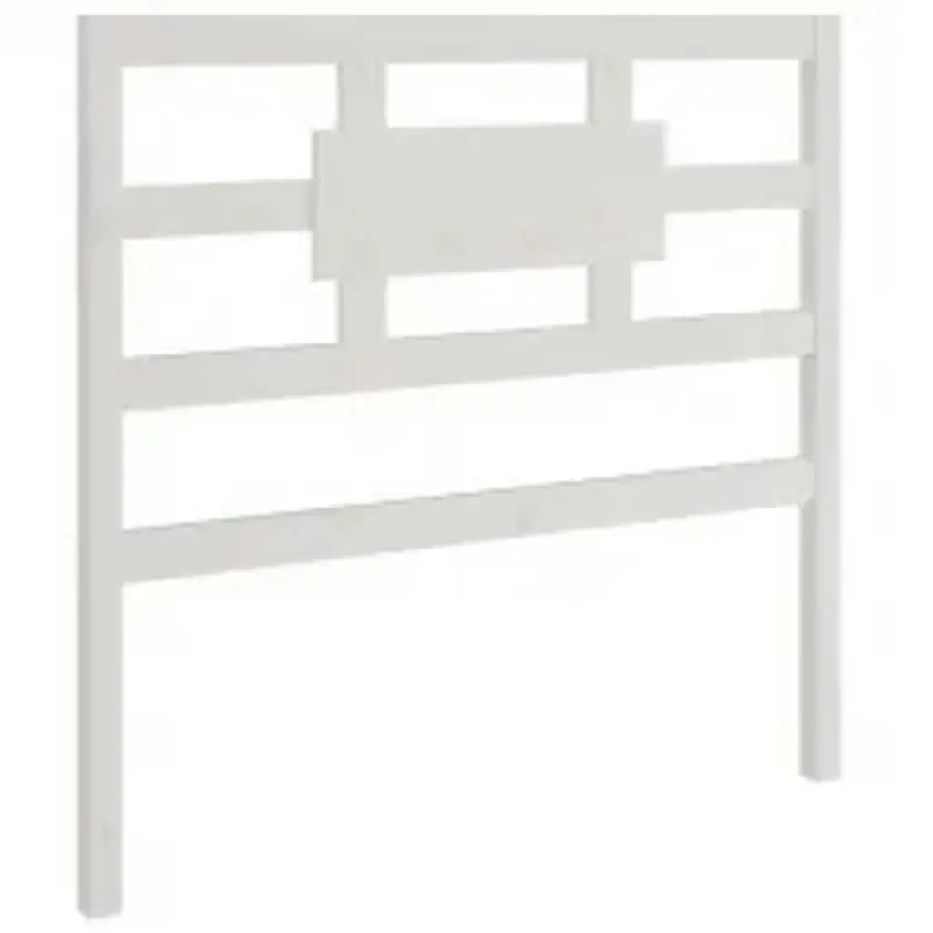 Bed Frame without Mattress White 90x190 cm Solid Wood 3105631