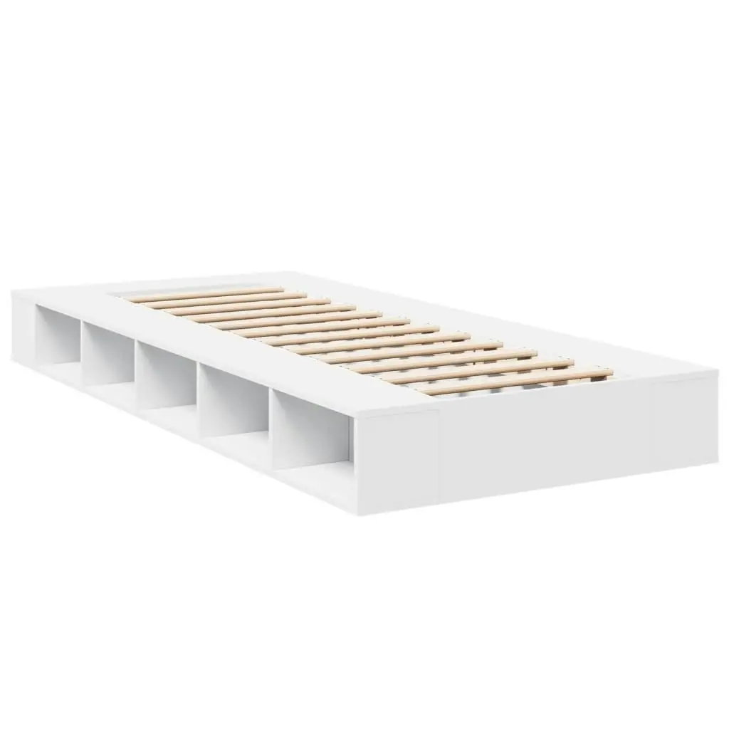 Bed Frame White 90x190 cm Engineered Wood 3280524