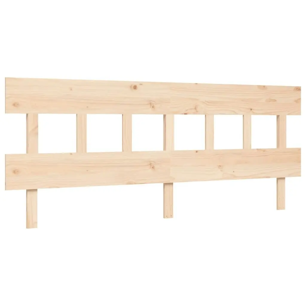 Bed Frame without Mattress 183x203 cm King Solid Wood Pine 3193351