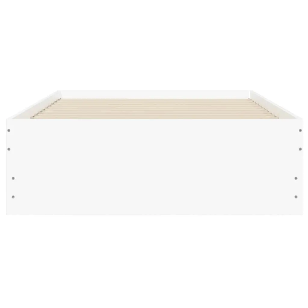 Bed Frame with Drawers without Mattress White 90x190 cm 3207322