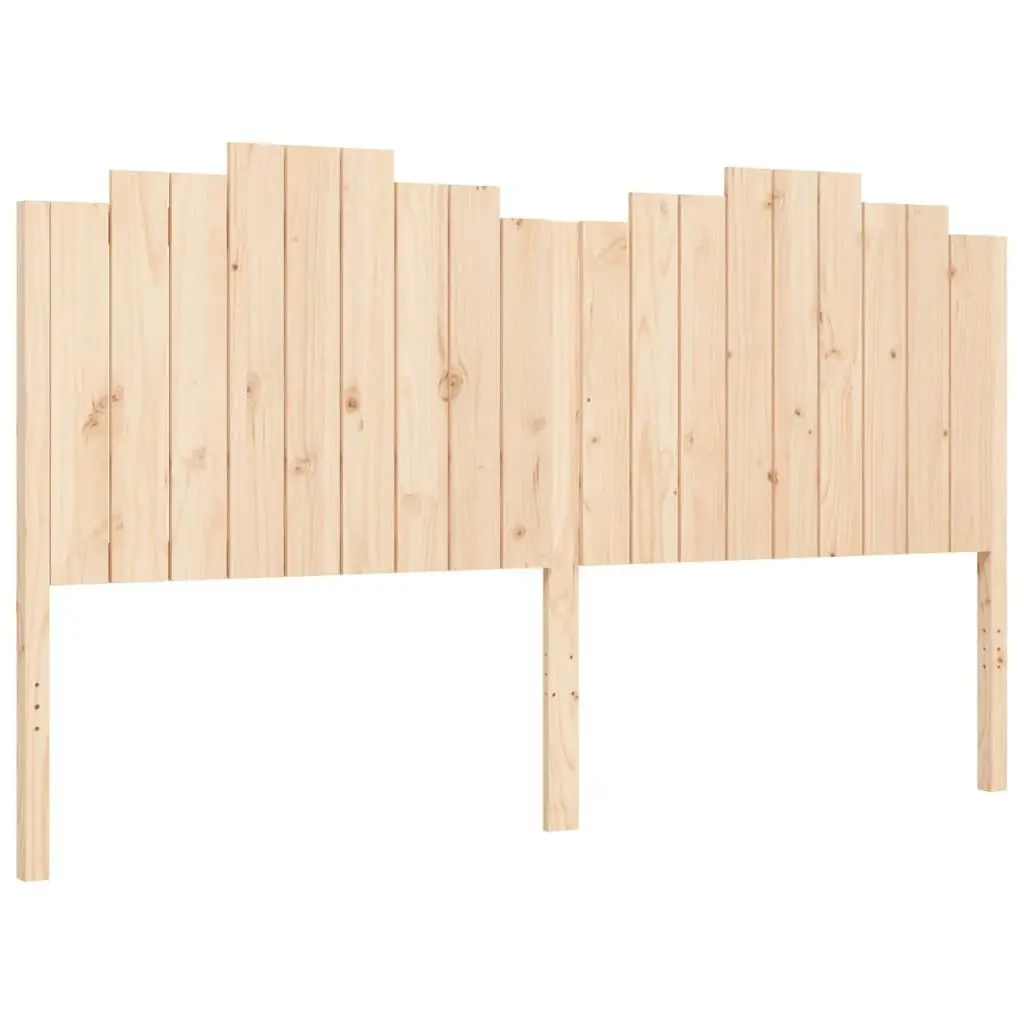 Bed Frame with Headboard 183x203 cm King Solid Wood 3194196