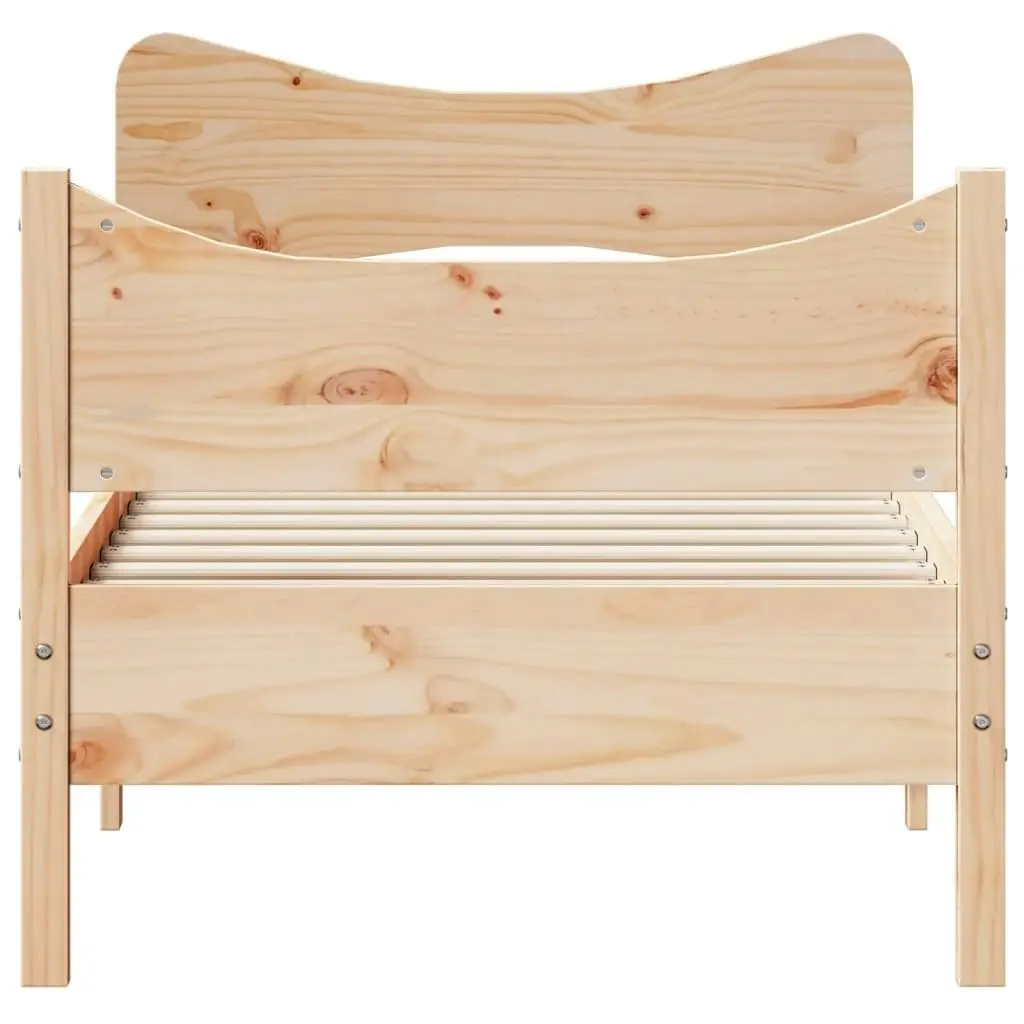 Bed Frame without Mattress 90x190 cm Solid Wood Pine 3216402