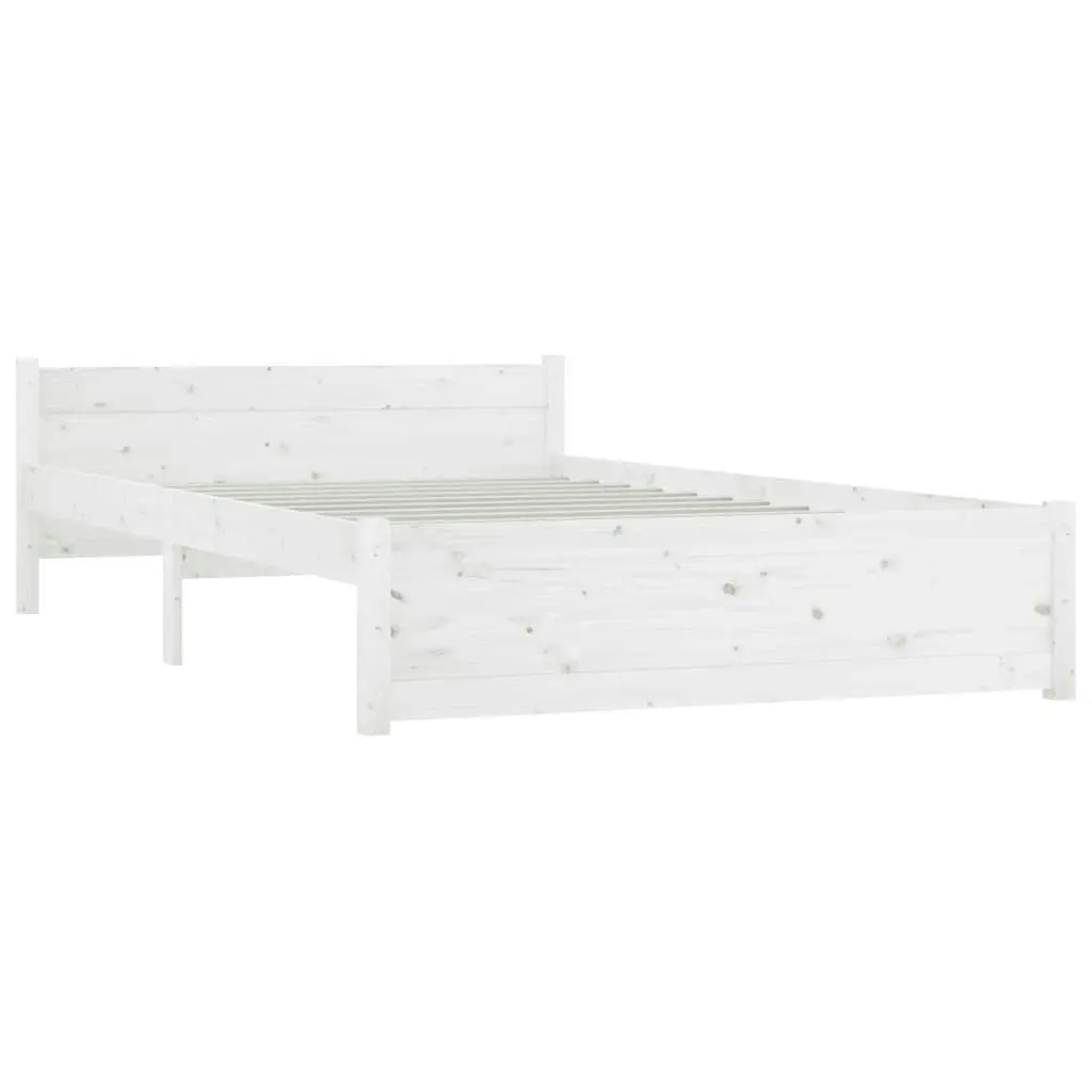 Bed Frame with Drawers White 153x203 cm Queen Size 3103565