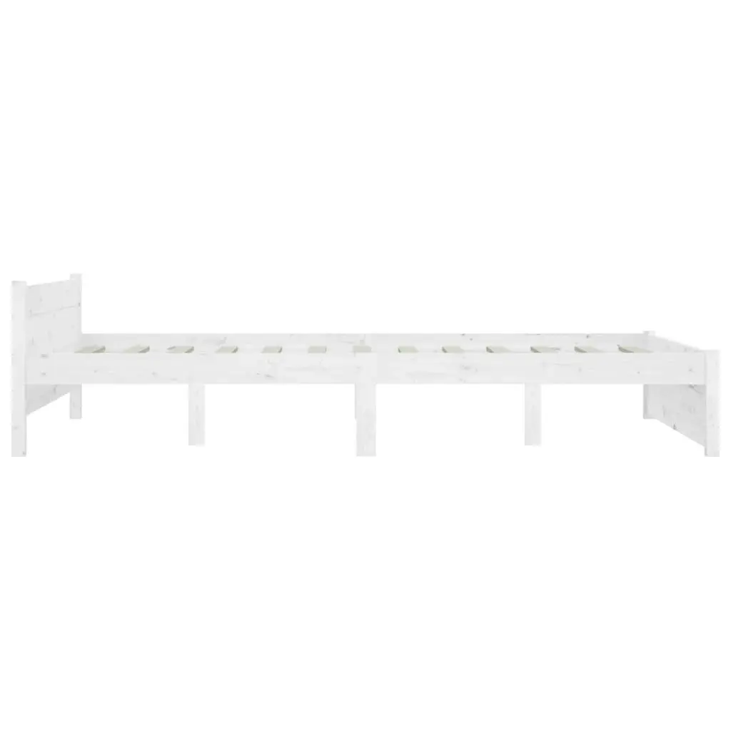 Bed Frame with Drawers White 153x203 cm Queen Size 3103565