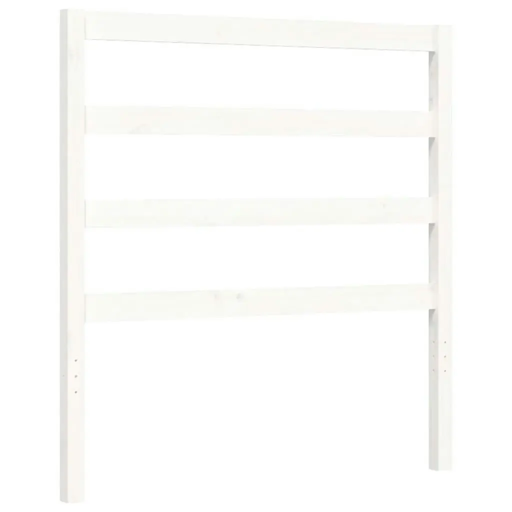 Bed Frame without Mattress White 90x190 cm Solid Wood Pine 3191872