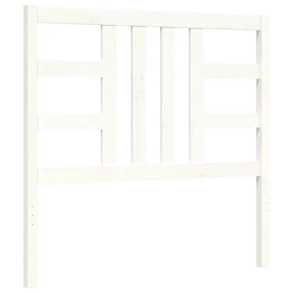 Bed Frame without Mattress White 90x190 cm Solid Wood Pine 3191937