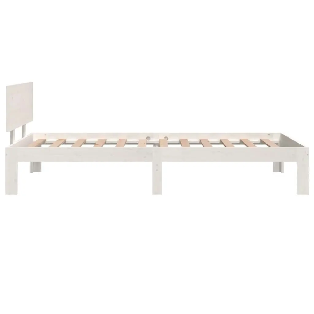 Bed Frame without Mattress White 90x190 cm 810461