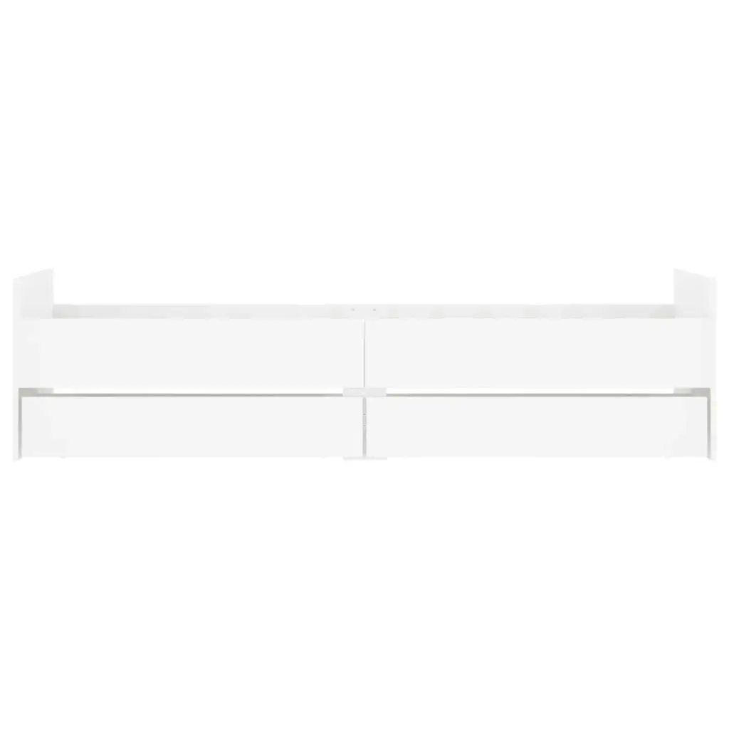 Bed Frame with Drawers White 90x190 cm 3207378